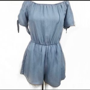 Chambray romper size S